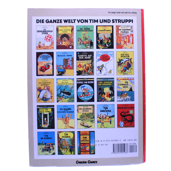 Tim und Struppi Comic Nr. 3 „Die sieben Kristallkugeln“ (1991, 21. Auflage) | Hoppla Stuff